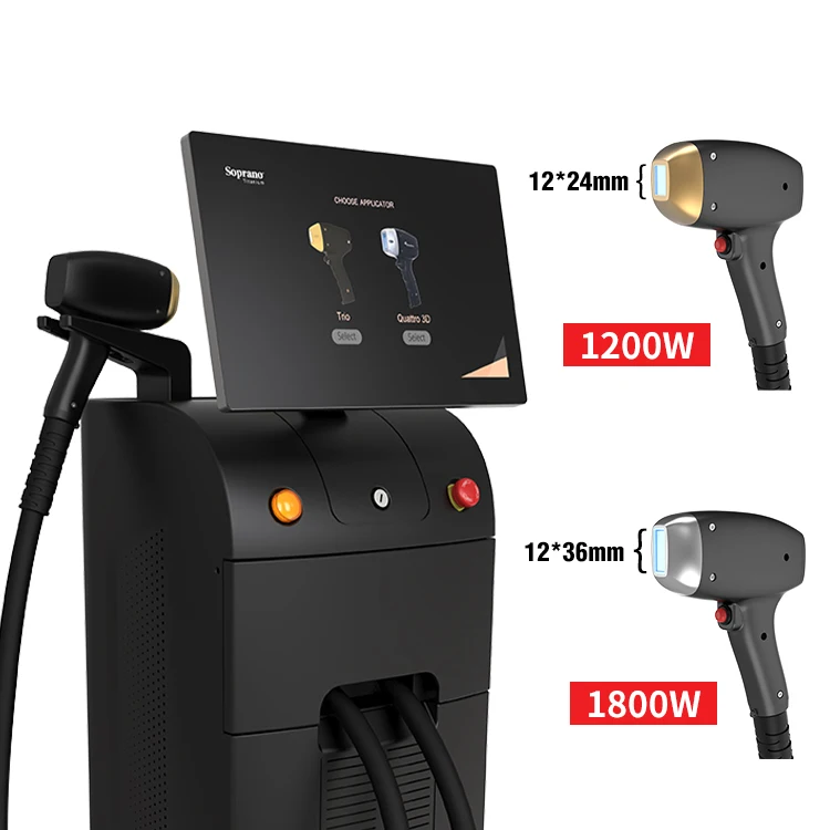 Buy Professional 1800w 1064nm Titanium 808 Diode Laser Hair Removal Machine Price for Sale Face and Body From SEA HEART