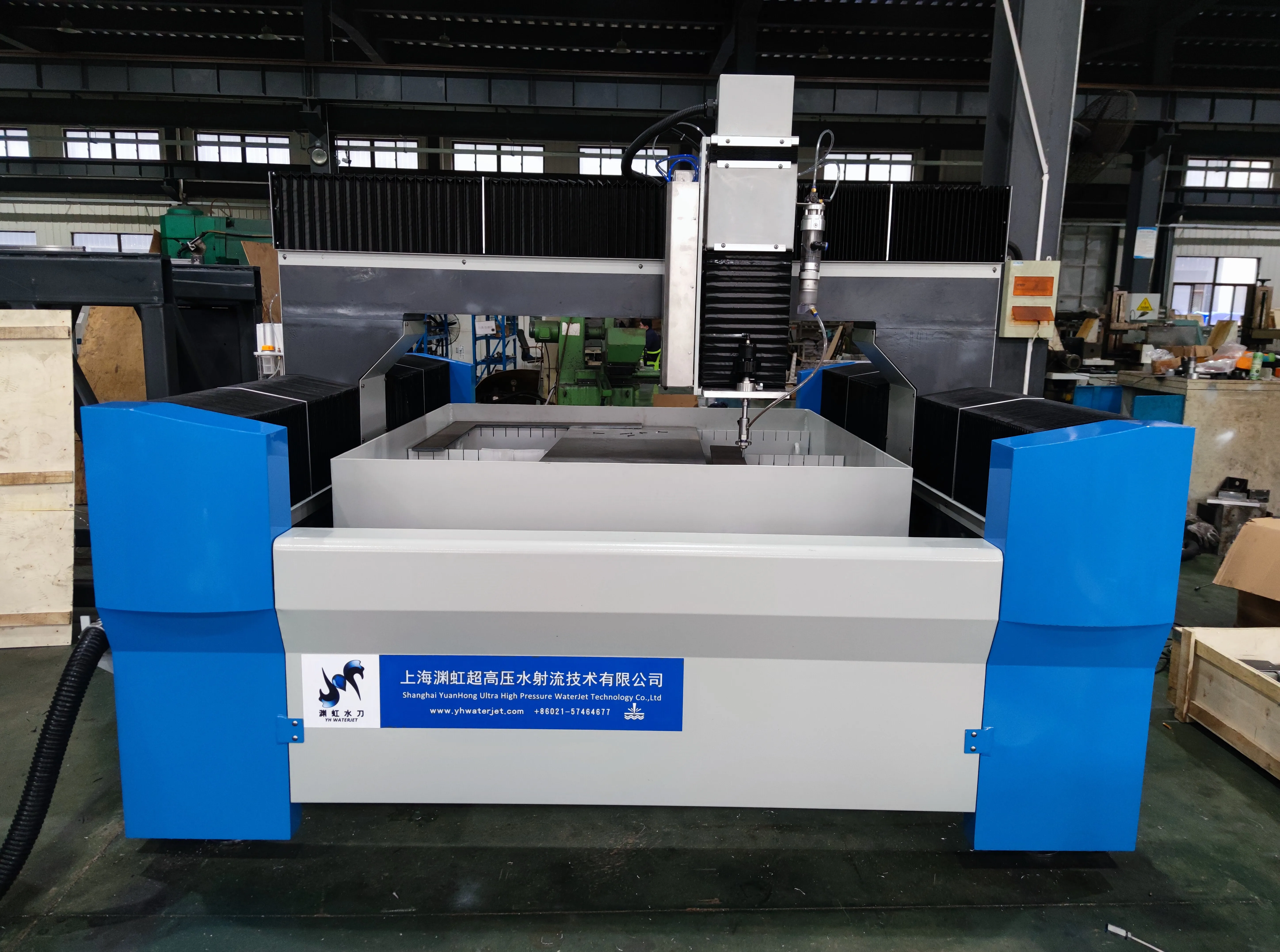 YH-G1313 3axis 1300mm x 1300mm CNC Stone Waterjet Cutter For Small Workpieces Water jet cutting machine