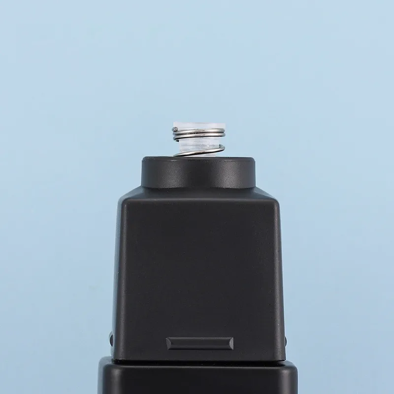 40ml 110ml 125ml black blue gradient skin care lotion pump glass square bottle and 50g face cream glass jar set