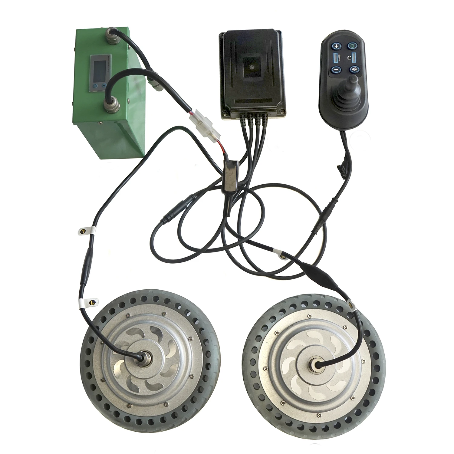 Hot sell 24V 160W brushless and gear less Electric Wheelchair motor conversion kit logistics cart motor AGV motor