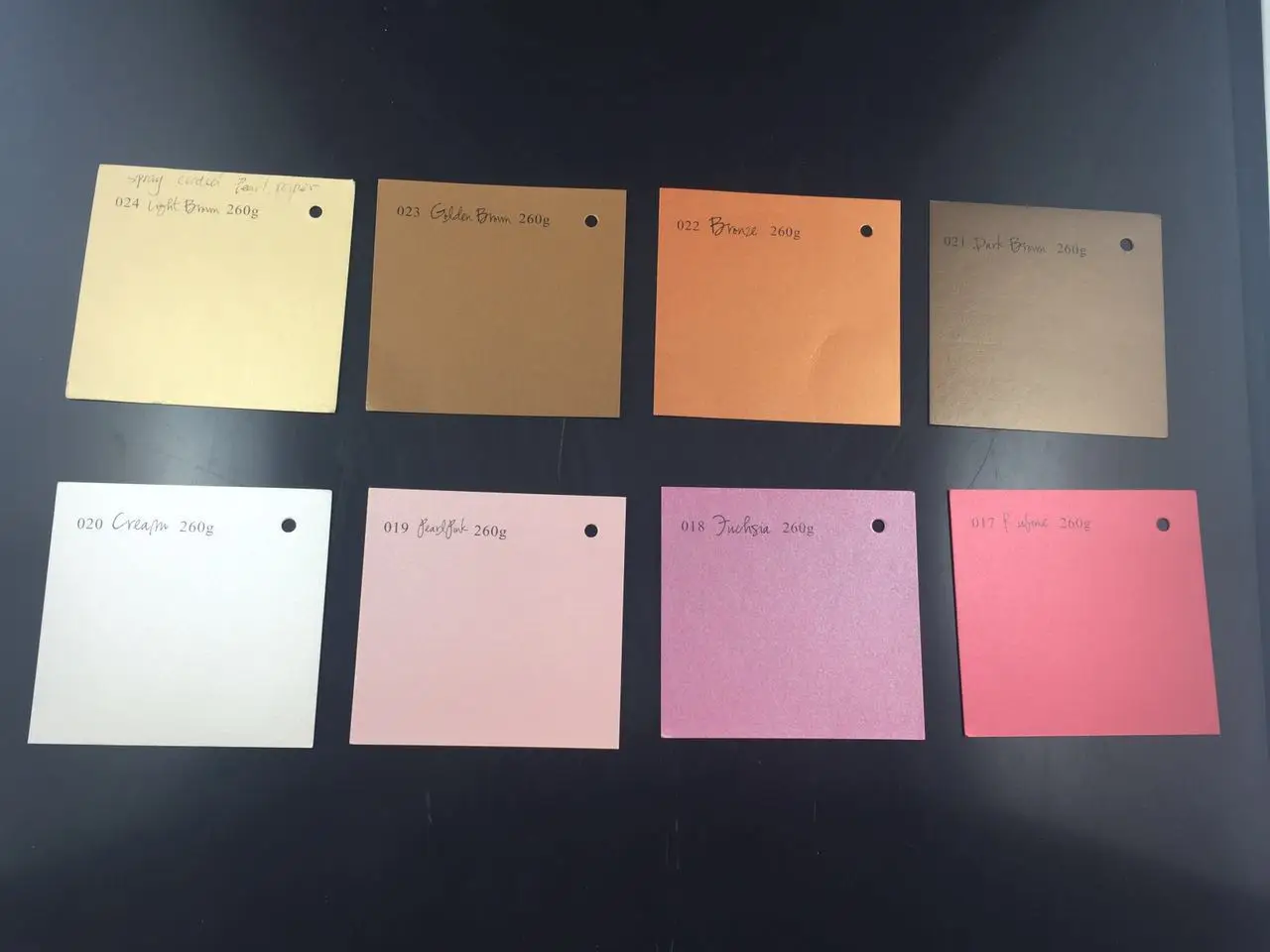High Quality  250g Pearl Paper Pearlescent Paper European quality spray coated technics