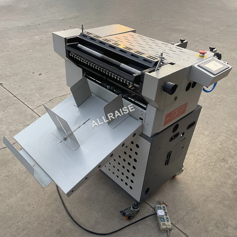 A3 A4 Paper Sheet Numbering Creasing Machine Paper Feeding Scoring Numbering and Perforating Machine Paper Perforating Machine