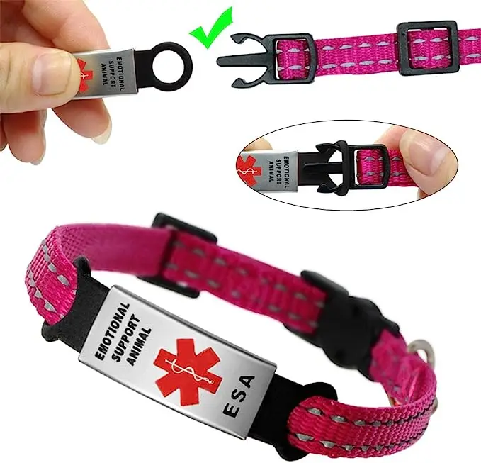 Easy to Read Personalized Dog  and Cat ID Pet  Tags with Custom Deep Laser Engraving stainless steel 304 plate