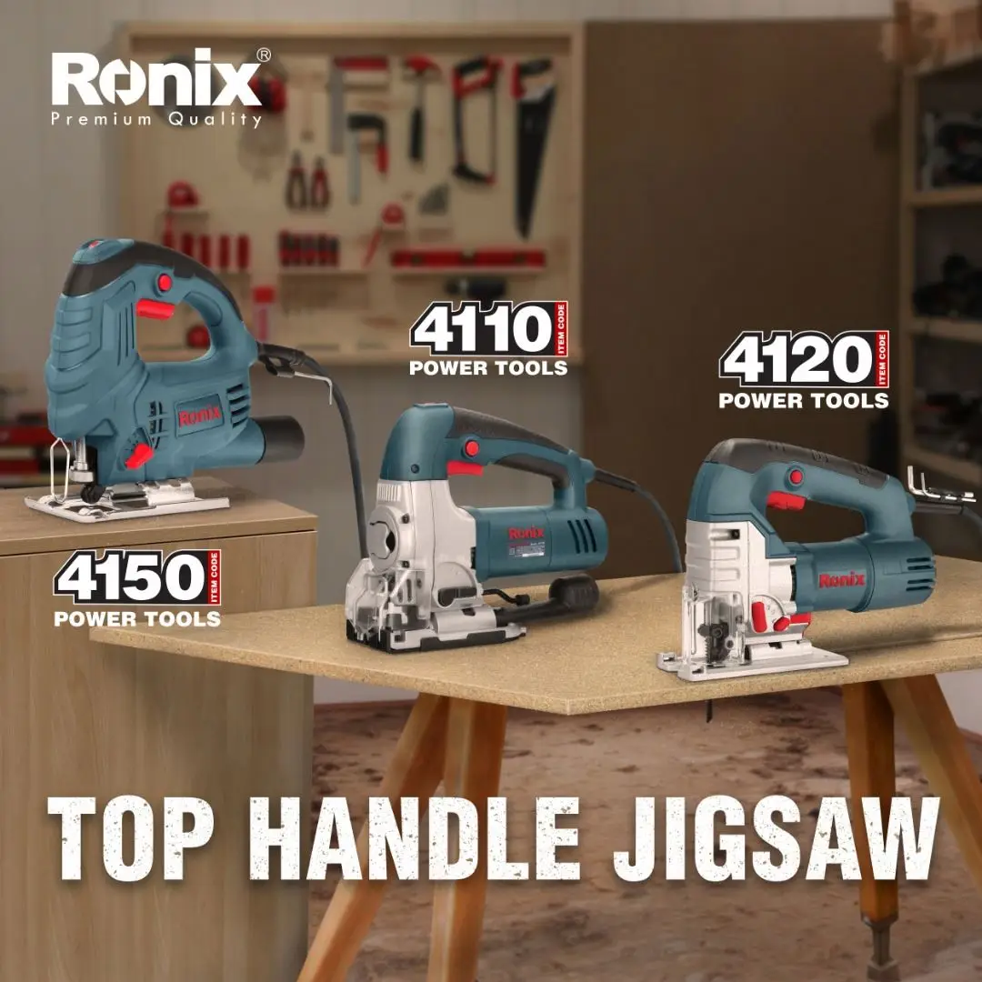 Ronix Professional 4110 Model Electric Jigsaw 3 Cutting Speed Table Saw Mini Wood Matel Cutting Tools 600W Jig Saw