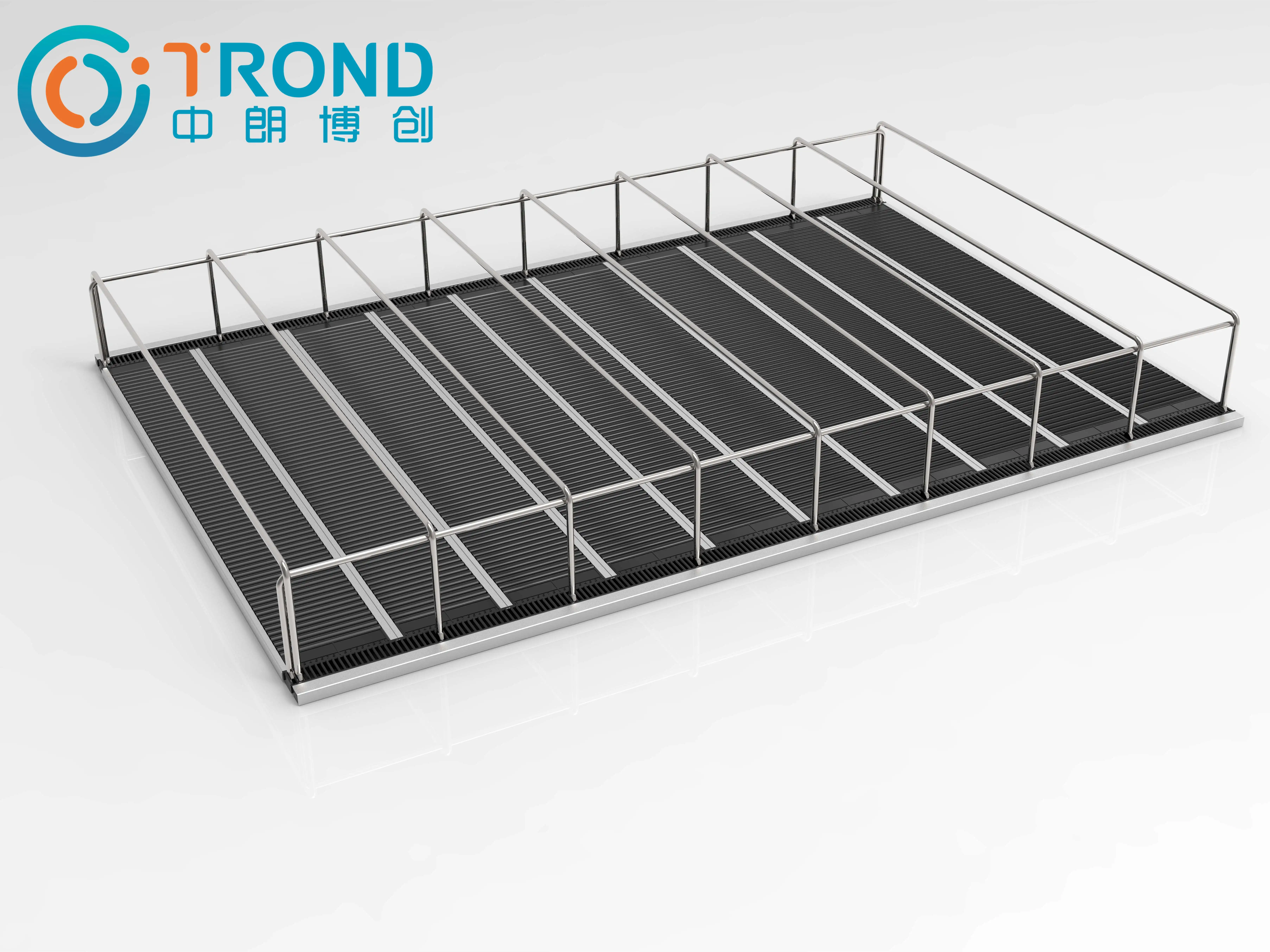 Adjustable Roller Track for Sliding Shelf System  Glide Gravity Feed Bottle Slider Drink Can Beverage Fridge Divider Pusher