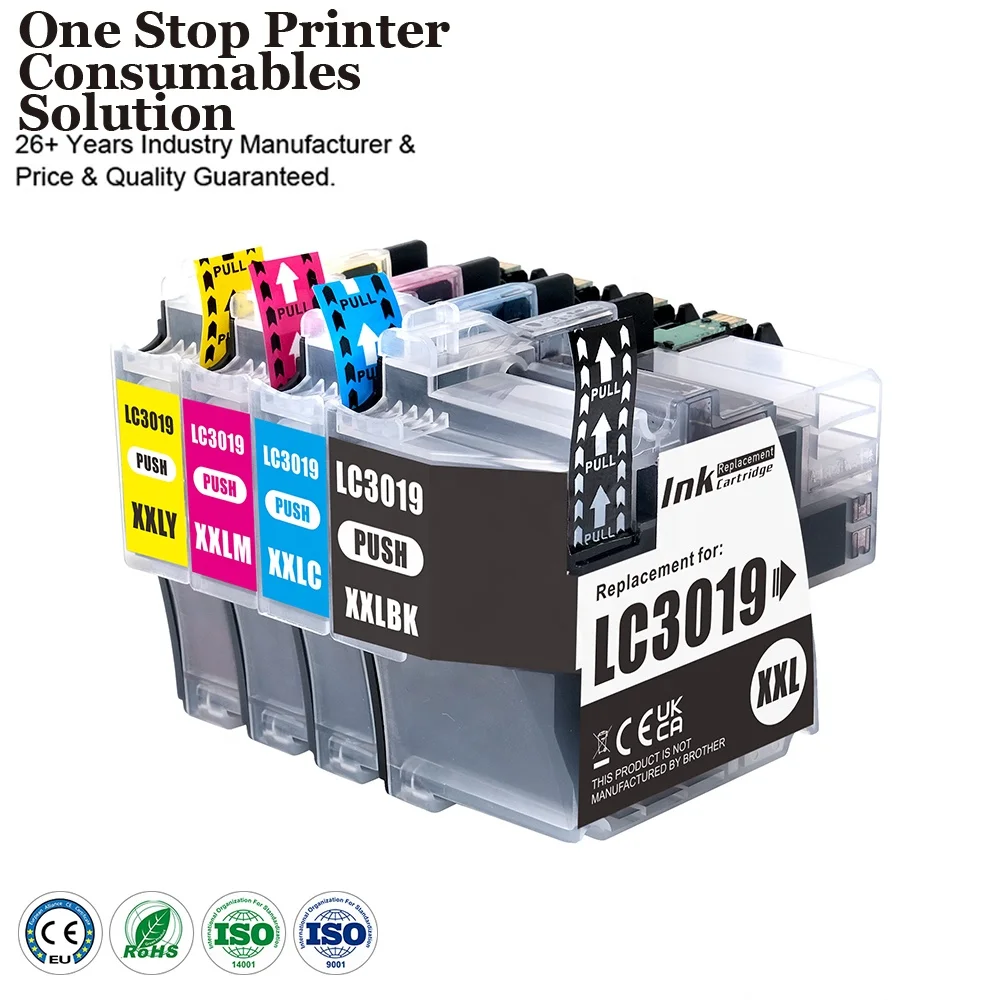 INK-POWER LC-3017 LC3017 LC 3019 LC3019 LC3017XL LC3019XL Compatible Color Inkjet Ink Cartridge for MFC-J5330DW Printer