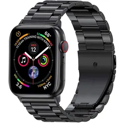 Premium stainless steel wrist silver watch straps custom color and logo metal watch strap 20mm 22mm smart watch band