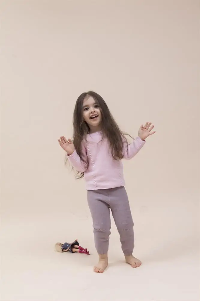 
Organic Cotton Knitted Baby Pant, Legging 