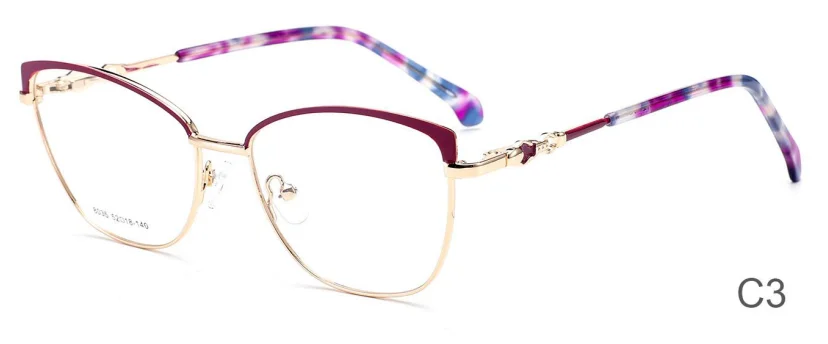 Wholesale Price Acetate Metal new model eyewear frame glasses cat eye optical glasses frame for women glasses frames women