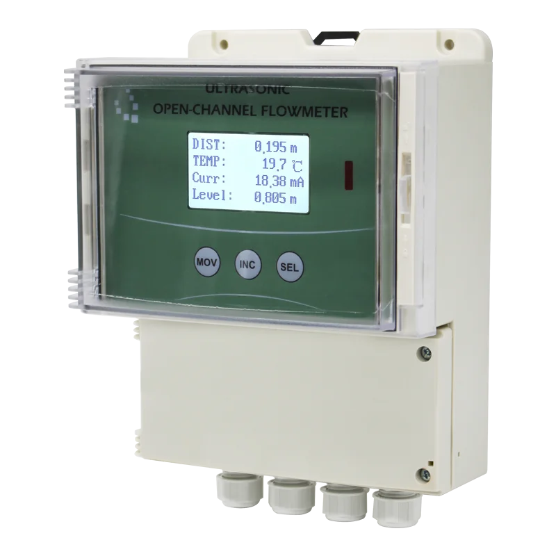 canal irrigation water ultrasonic flowmeter open channel flowmeter