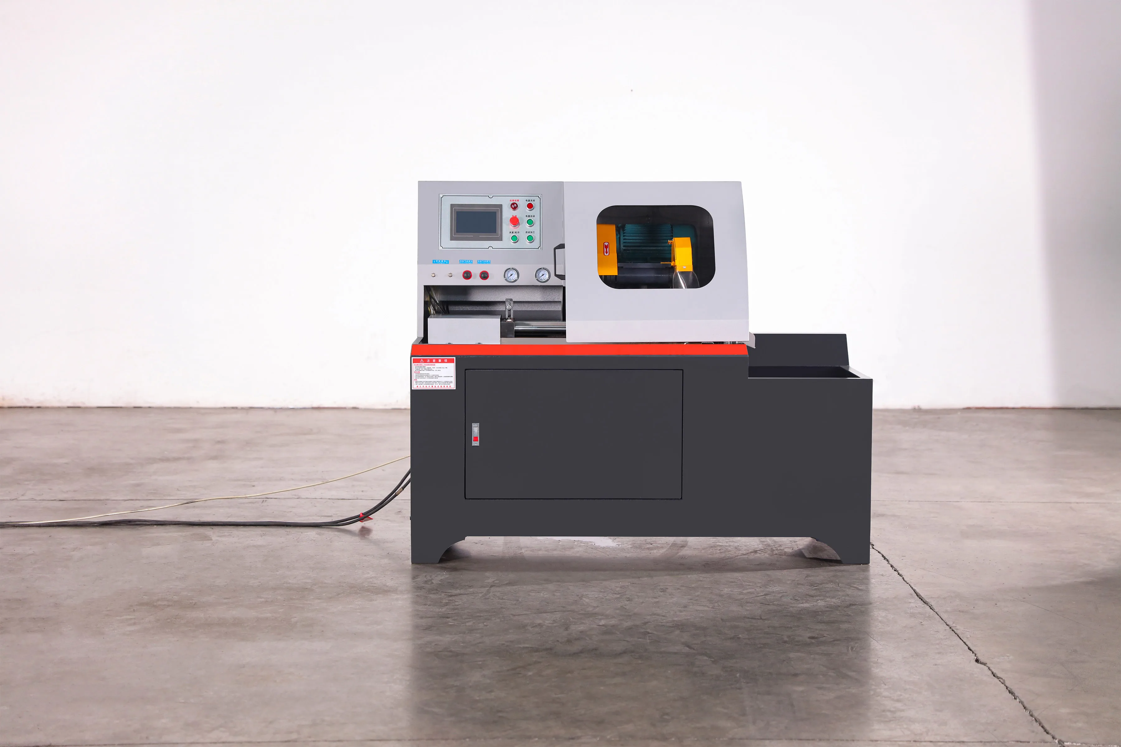 KTC-180NC Automatic Tube Cutter Circular Cold Saw Auto Pipe Cutting Machine With Servo Feeding for Nonferrous Tube Cutting