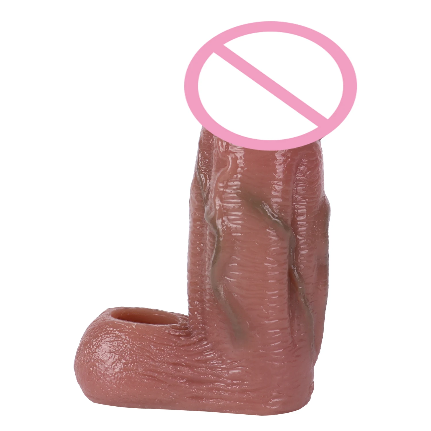 Hot selling realistic men  penis sleeve for 18+ adult anti-off design male glory gift