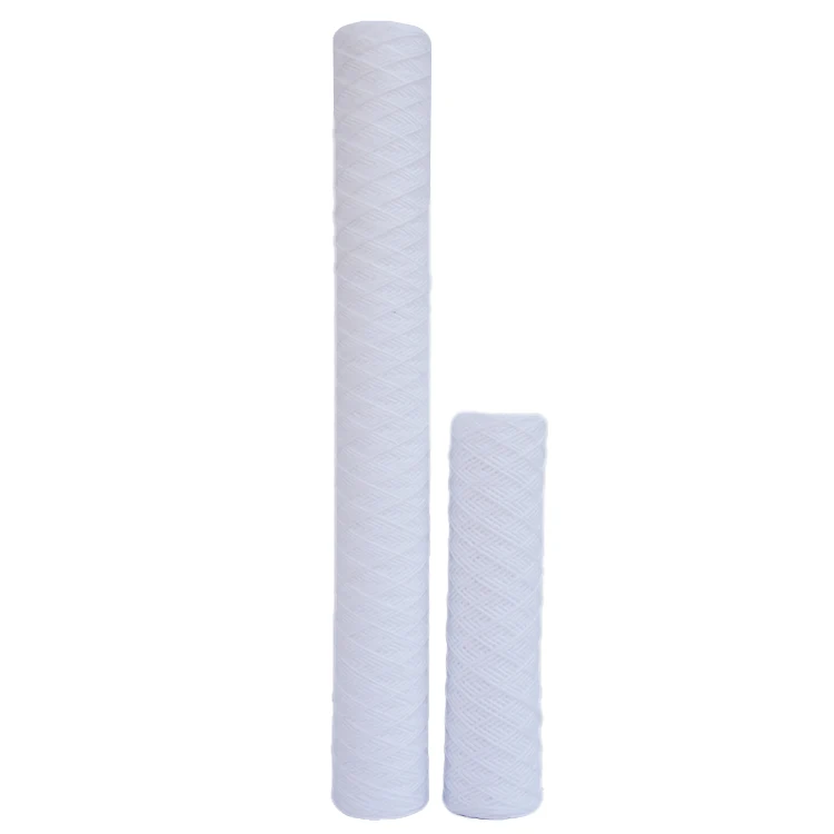element polypropylene cotton home 20 Inch 50 Micron PP core string wound filter Cartridge