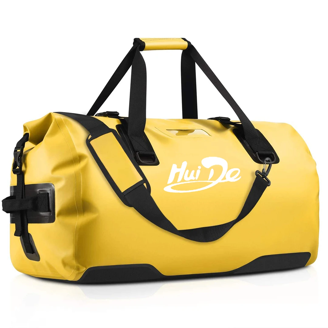 Очень большая Водонепроницаемая спортивная сумка 40 л 60 л 80 л, дорожная сухая спортивная сумка, сверхпрочная сумка с прочными ремешками и ручками, пляжные дорожные сумки