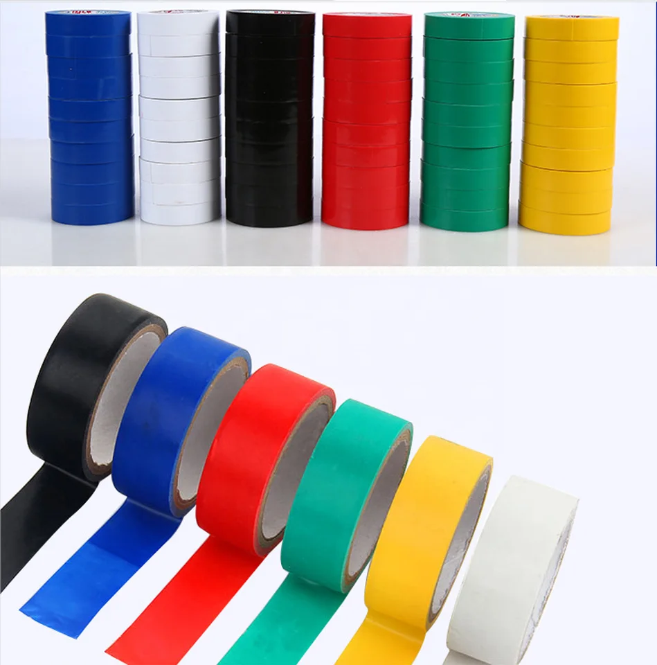 OEM Global Market Supply Large Manufacturers Offer PVC Electrical Insulation Tape Rubber Material for Low Voltage Application