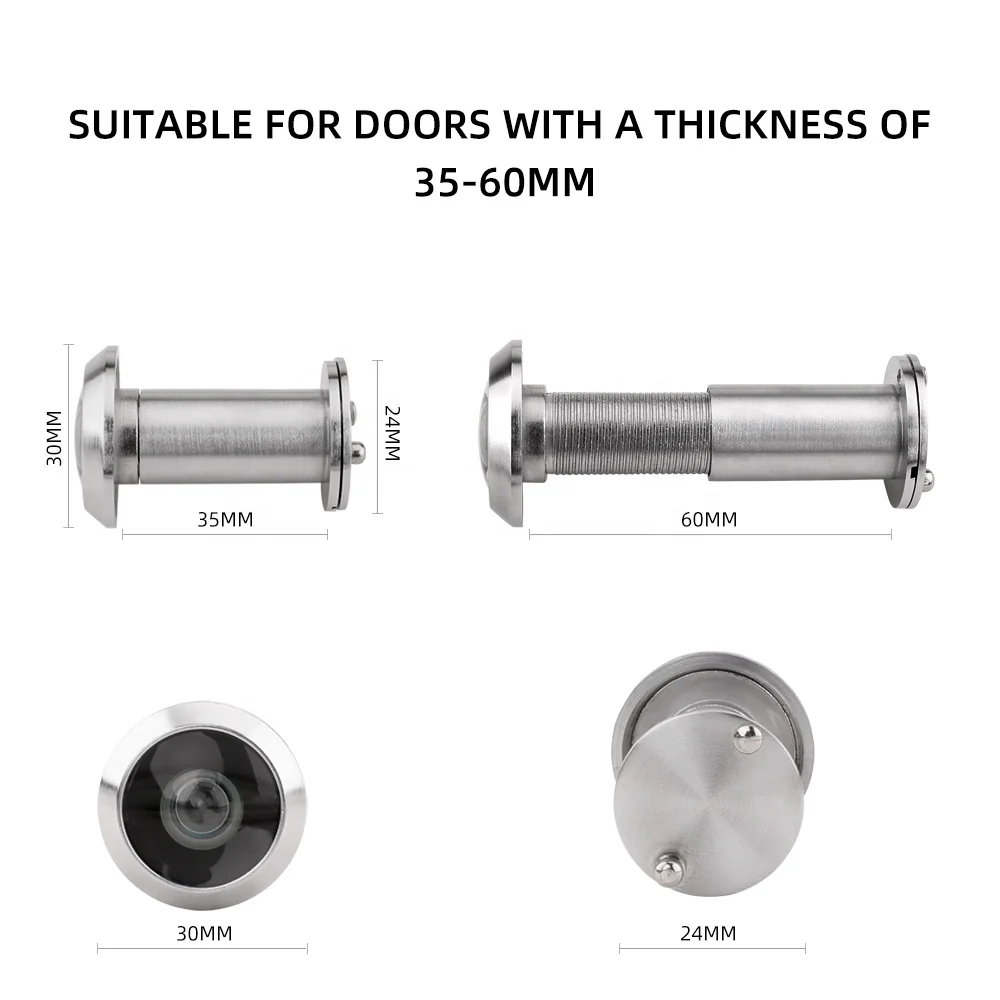 Roeasy European Market Good Selling Zinc Alloy Durable Exclusive  Security Adjustable Door Spy Hole Viewer