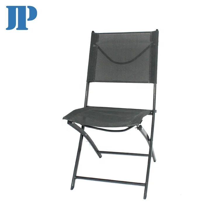 
Wholesale Bistro Setfurniture Foldable Furniture Fabric Foldable Mesh Chair Armless Garden Chair Outdoor Furniture Metal Iron 