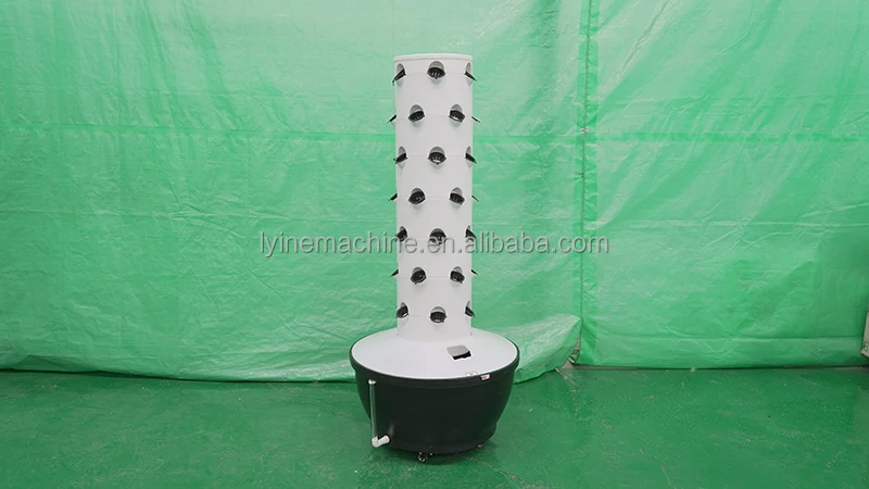 New design Garden vertical farming family use mini indoor hydroponic aeroponic growing tower for strawberry