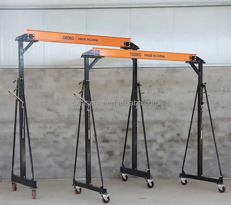 cheap price adjustable height telescope portable mini portable gantry crane price
