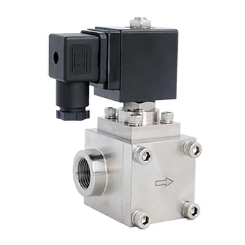 Darhor 300bar 1/4 inch 3/8 inch NPT thread 2 way normally closed high pressure solenoid water valves 220vac 24vdc