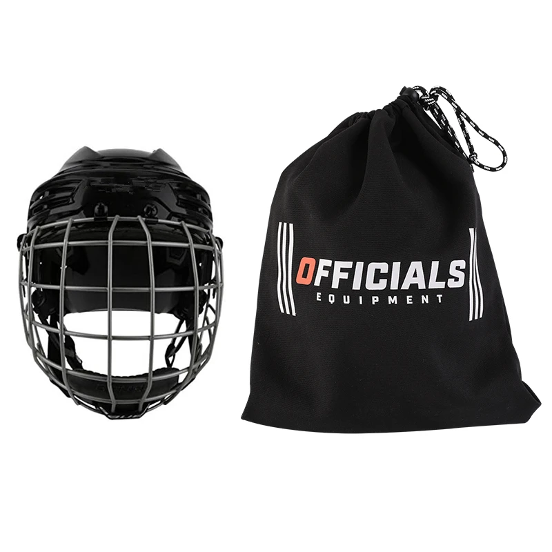 Prime Quality Lacrosse Helmet with Locking Drawstring Bag Hockey Helmet Bag Hockey Puck Bag