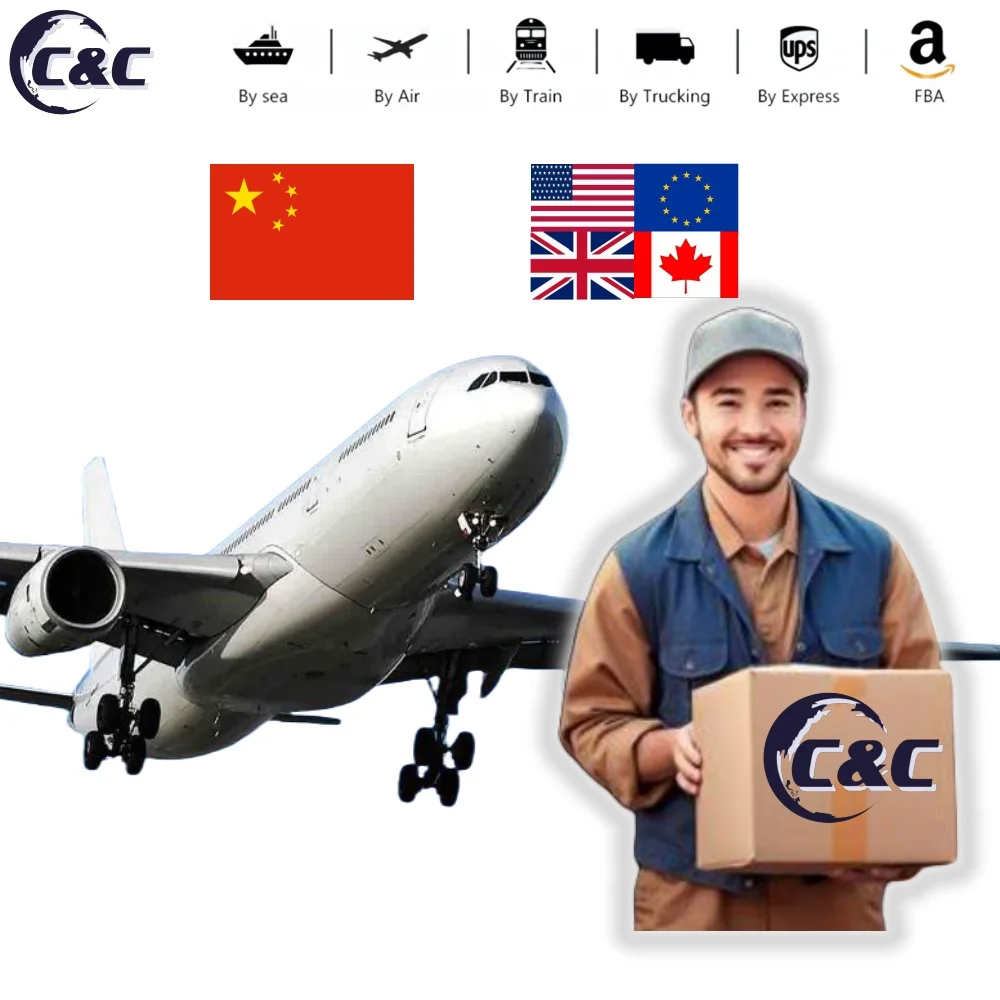 Worldwide air shipping door to door freight forwarder logistics service LCL sea shipping agent from china to USA Malaysia India