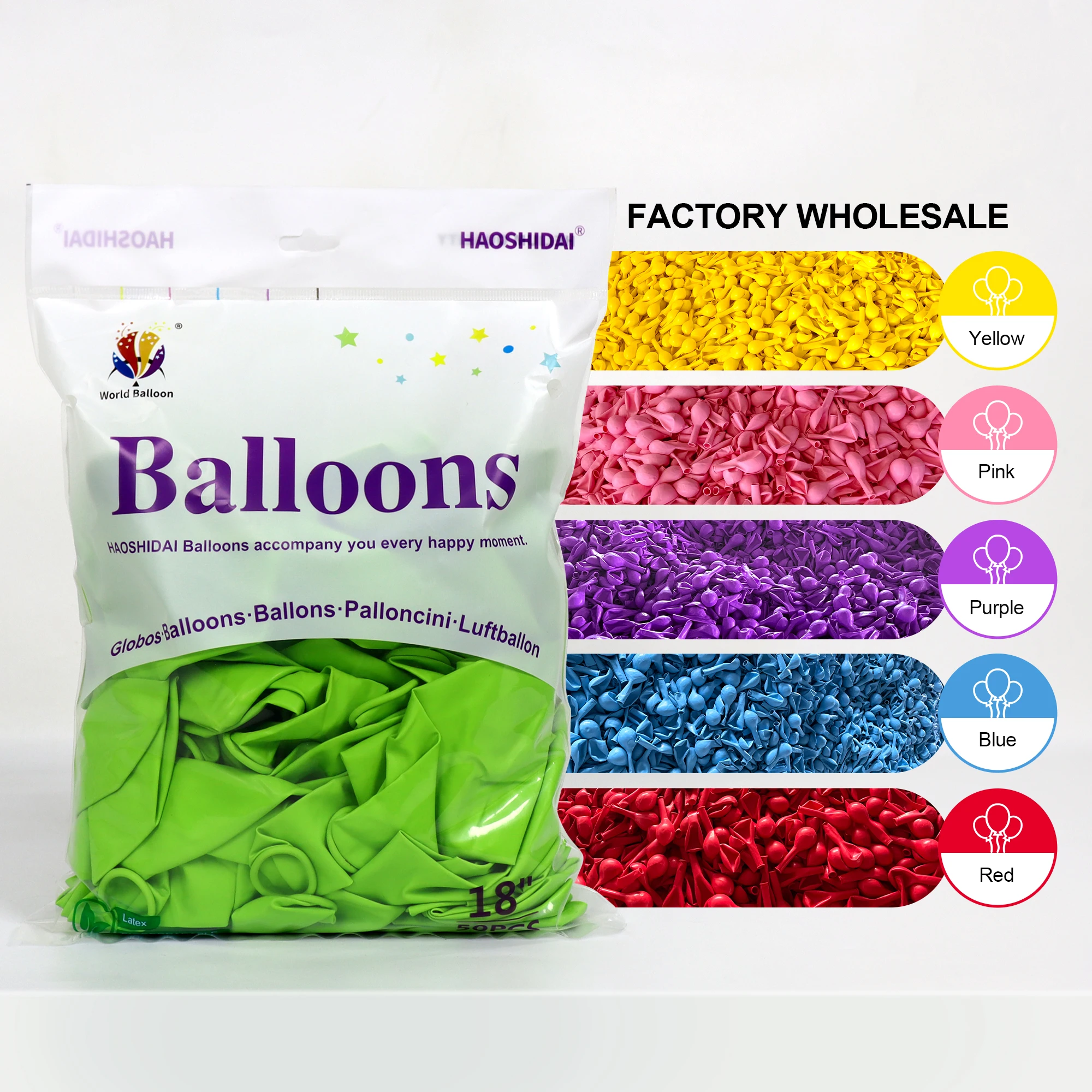 Inflatable Helium Latex Chrome Globos Pearl Metallic Color Ballon wholesale Balloons