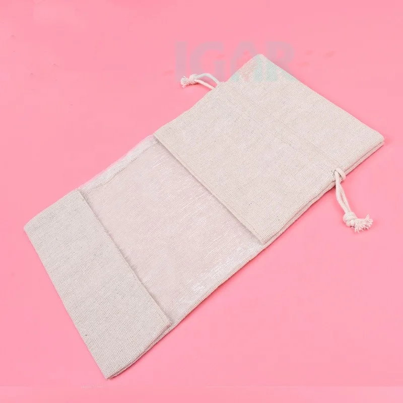 Organza Jute Bags Burlap Drawstring Bag Wedding Party Favors Gift Bags For Coffee Beans Candy Makeup Jewelry Packaging