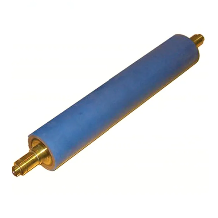 Good Quality Heating White Forming Roll Nitrile Rubber Material Paint Pattern Textile Roller Rubber