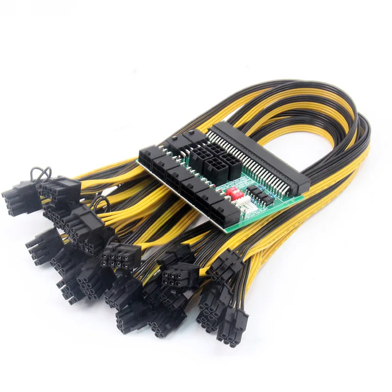 Breakout Board And Cable, Power Supply Breakout Board And 12pcs 18AWG Cable For HP DELL Lenovo Watt Power Module
