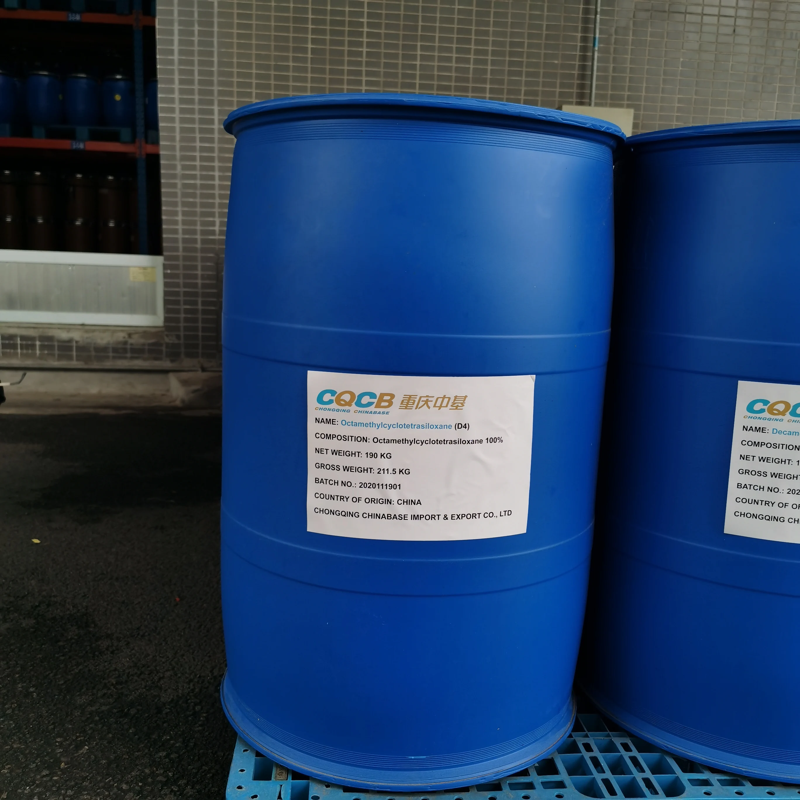 Бесцветная прозрачная жидкость октаметил D4 силиконовое масло циклотетрасилоксан химический вспомогательный агент органический силикон