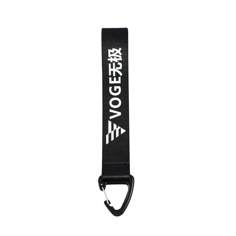 Manufacturer custom screen printing rubber Indonesian dragon webbing lanyard with eagle beak buckle