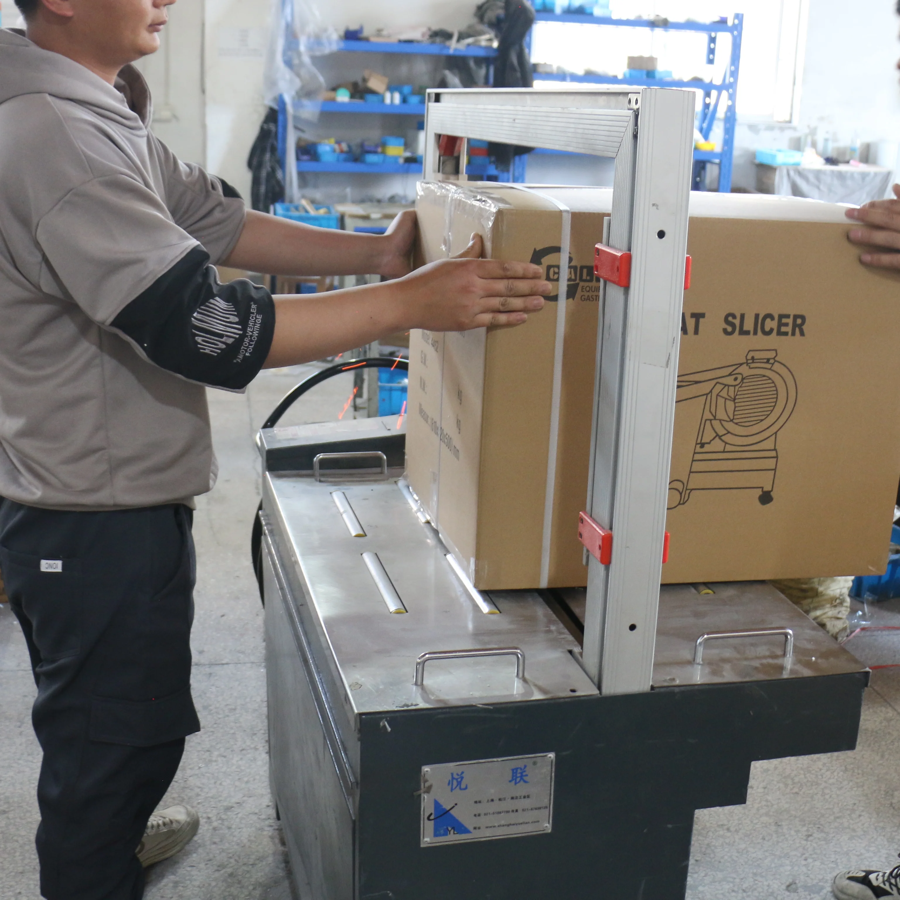 220mm 9inch AL Body Coated New appearance Commercial Cheese Slicer factory Removable meat slicer