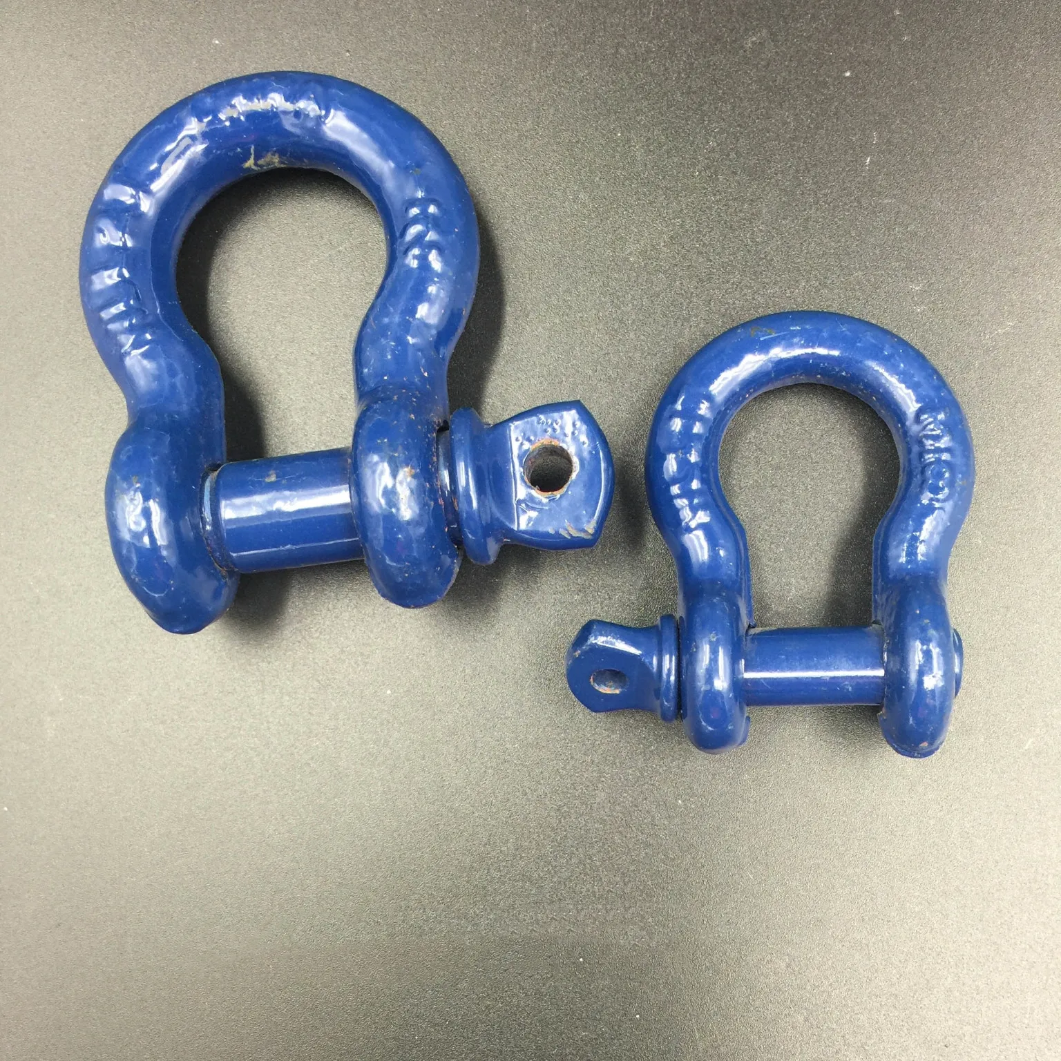 Heavy Lifting 12.0t Omega Shackle Bow Hot Dipped Galvanized Tow Shackle Screw Pin Bow Shackle G209 Omega Type