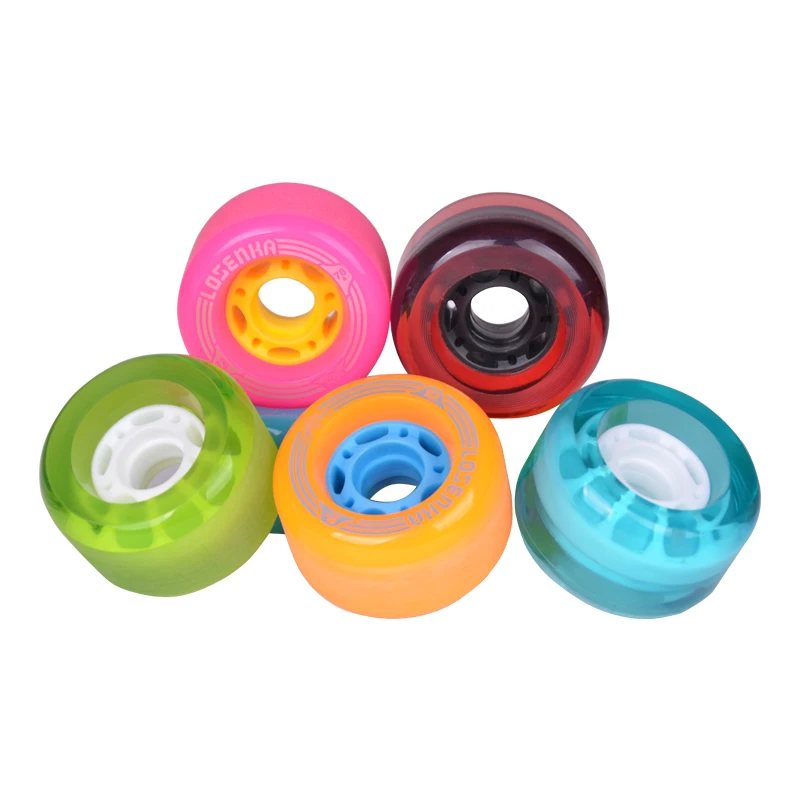 78a custom free transparent led street cruiser skateboard wheels
