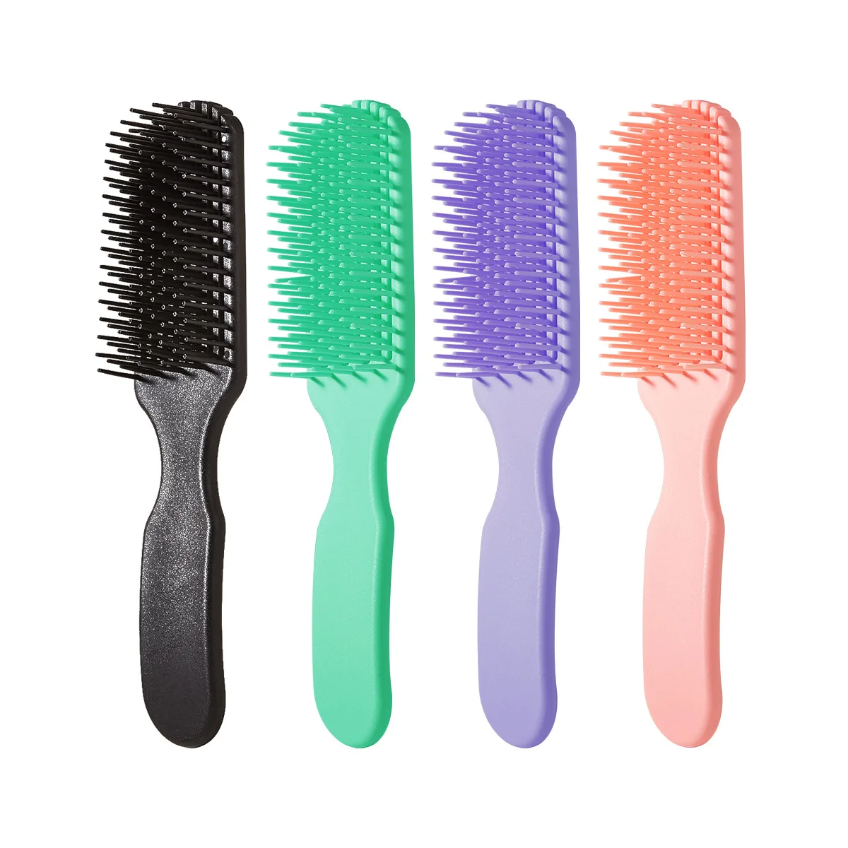 Custom Logo Women plastic Vented Massage detangling brush for natural hair detangling brush for curly hair