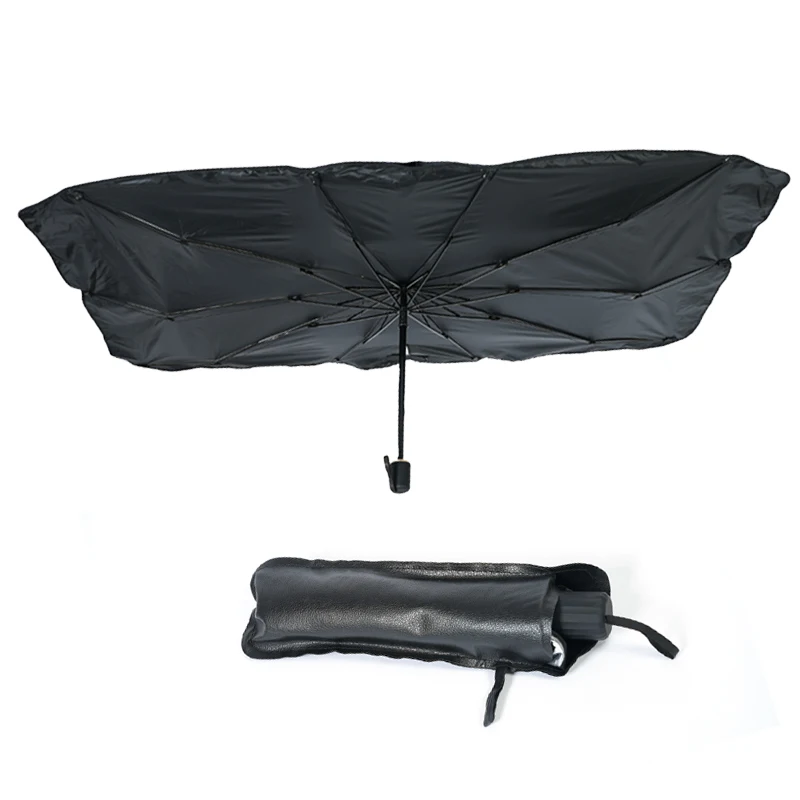 Personalized customization Portable High Quality   Sunscreen Umbrella type Car  Front Windshield Car sunshade