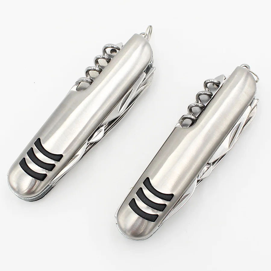 Factory 11 open multifunction folding knife Mini coloured steel case gift knife can be customised with LOG0