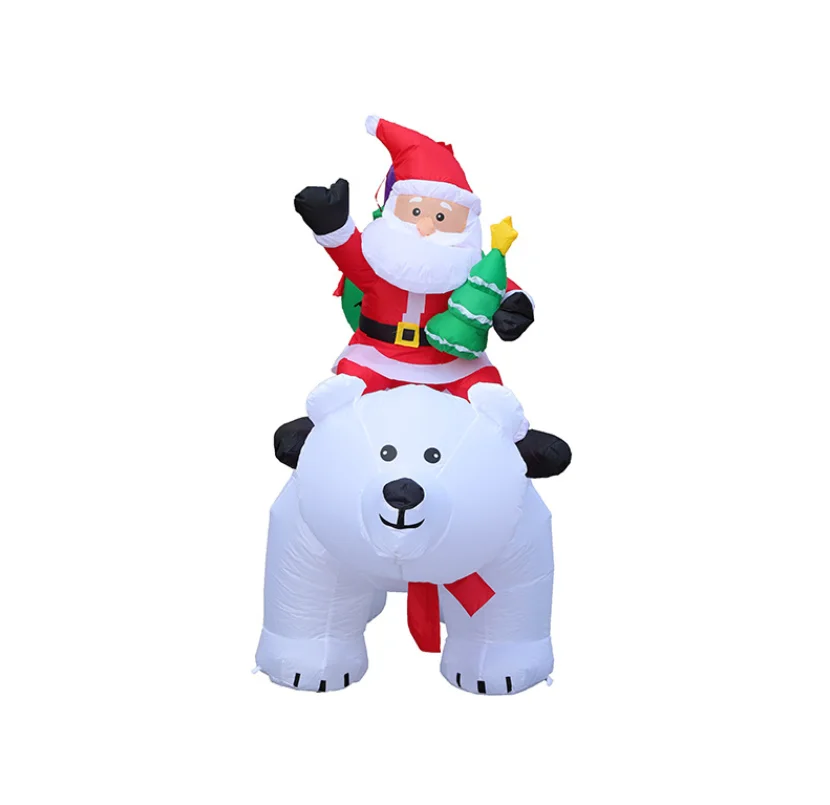 Factory cartoon giant christmas santa inflatable christmas decoration toys props snowman party decorations balloons