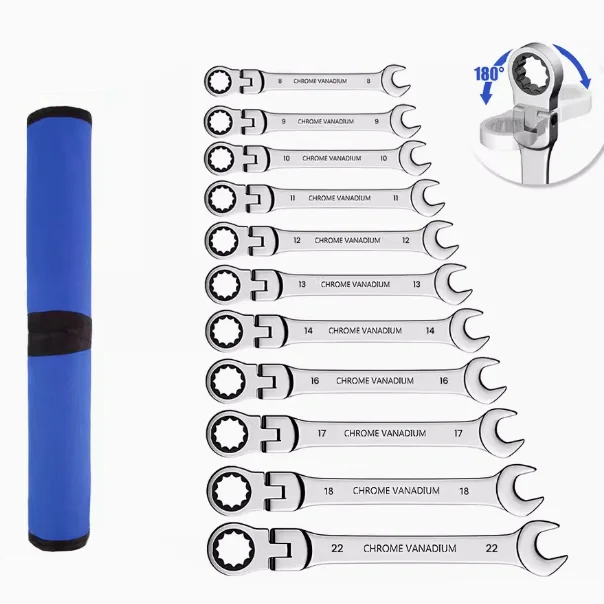 OEM Customizable Industrial Carbon Steel Torque Wrench Double Open End Nut Spanner Metric Measurement System Sizes 17mm 21mm