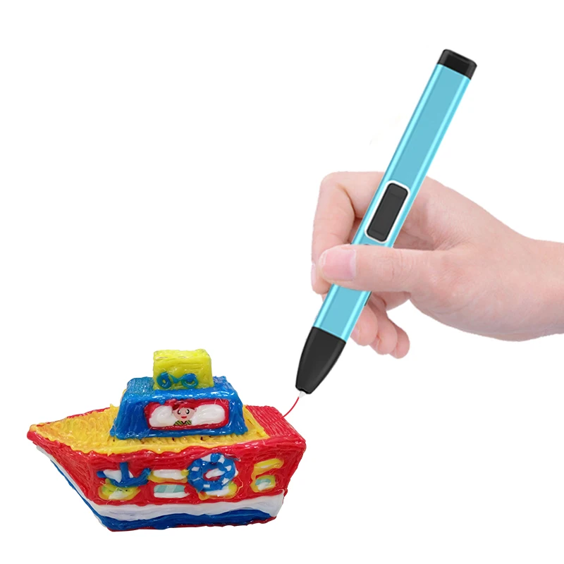3D Pen DIY 3D Printer Pen Drawing Pens 3d Printing Best for Kids With ABS Filament 1.75mm Christmas Birthday Gift