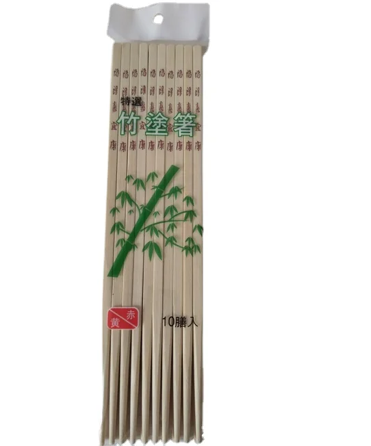 high quality disposable Chinese bamboo chopsticks with texts