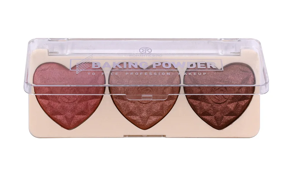 2022 hot selling three-color love highlight brightening blush rouge ROMANTIC BIRD new
