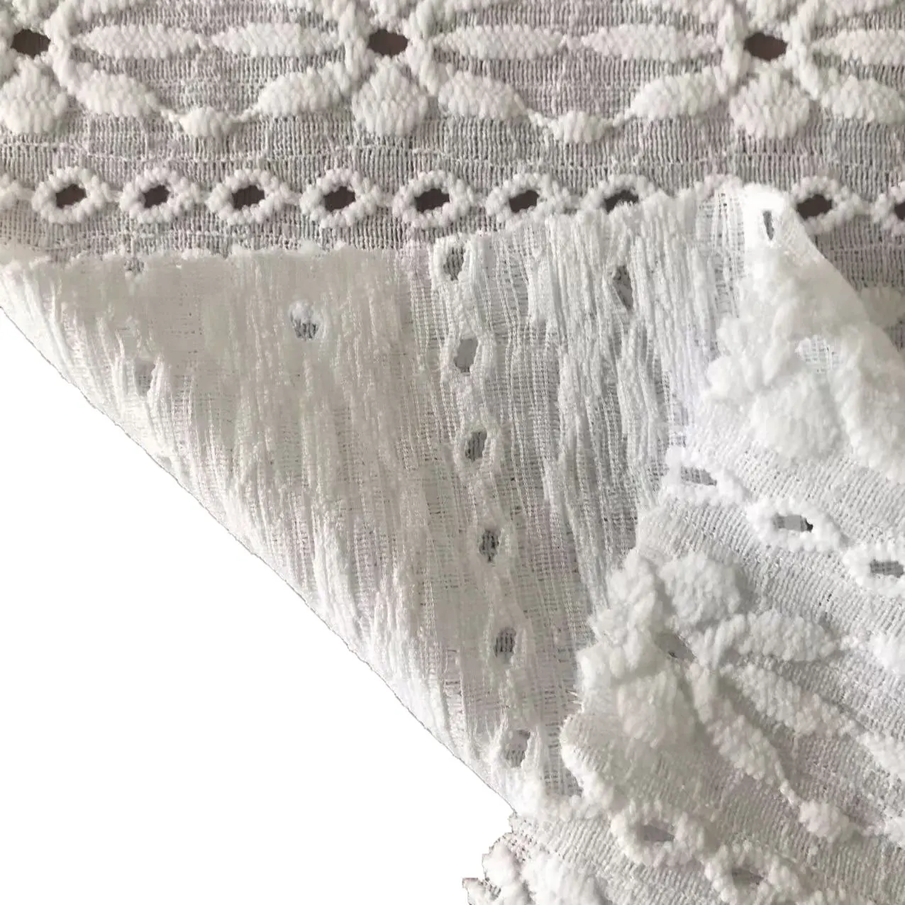 Роскошные вышитые 95% полиэстер 5% спандекс жаккардовые петельки стрейч трикотажная сетчатая ткань для свадебного платья