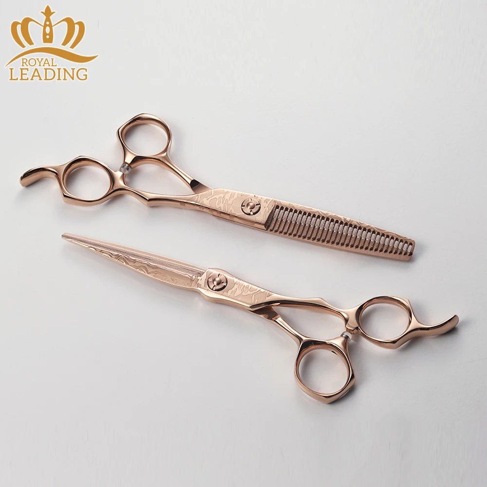 Professional 6 inch hair cutting barber salon scissors set
