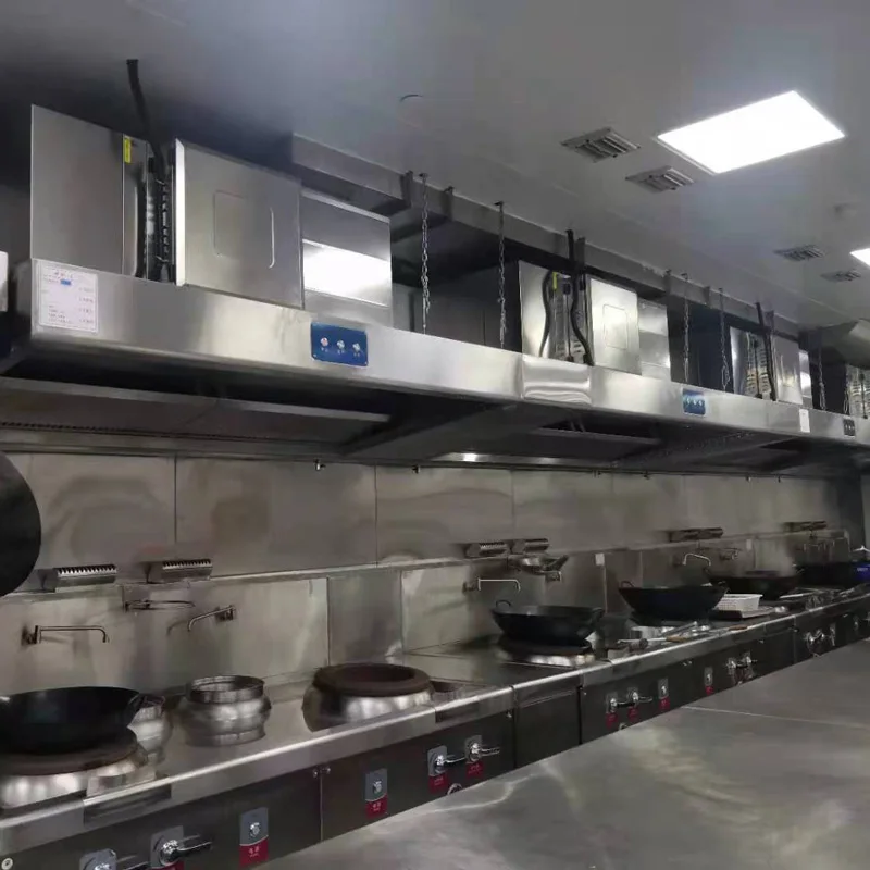 China Jingping 75% Oil Remove Rate Ventless Commercial Kitchen Exhaust Hood