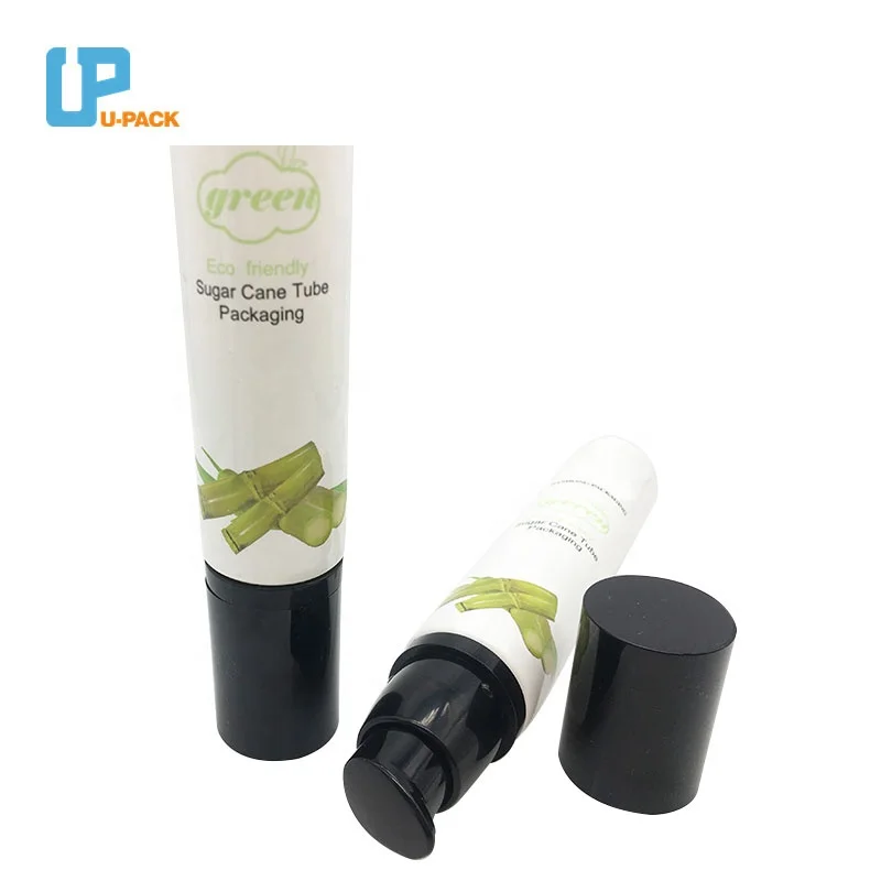 Eco friendly packaging Braskem Green PE Bio-Plastic Tube Sustainable Green Cosmetic Packaging Customized