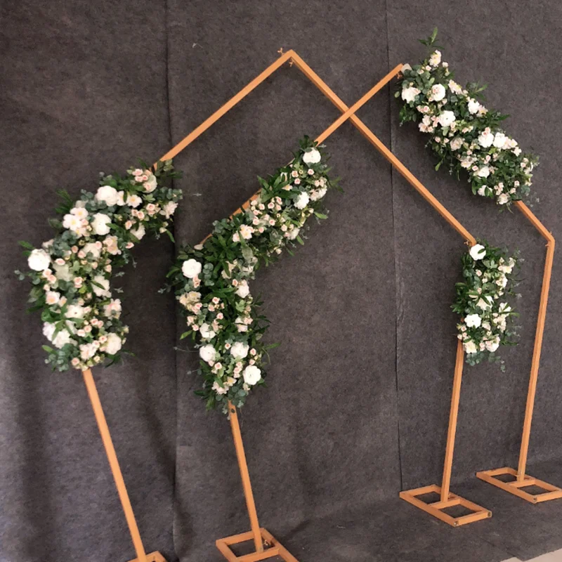 Хит продаж алмазная свадебная АРКА металлическая Цветочная арка для свадебного украшения
