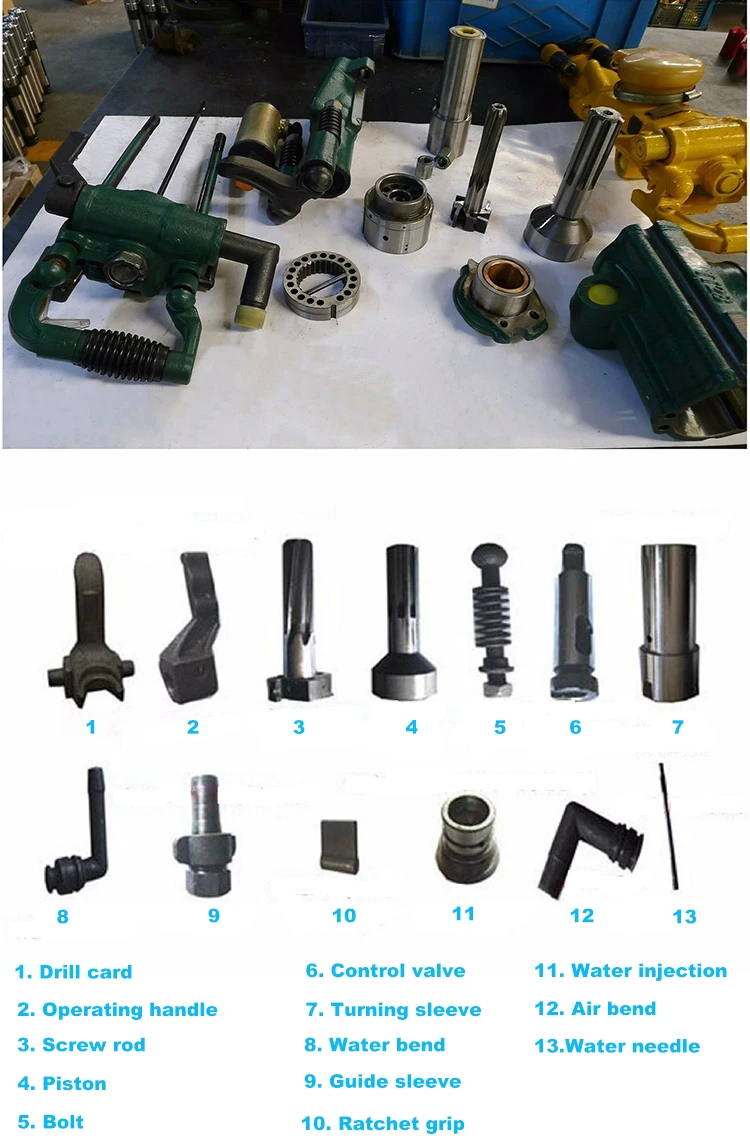 pneumatic rock drill