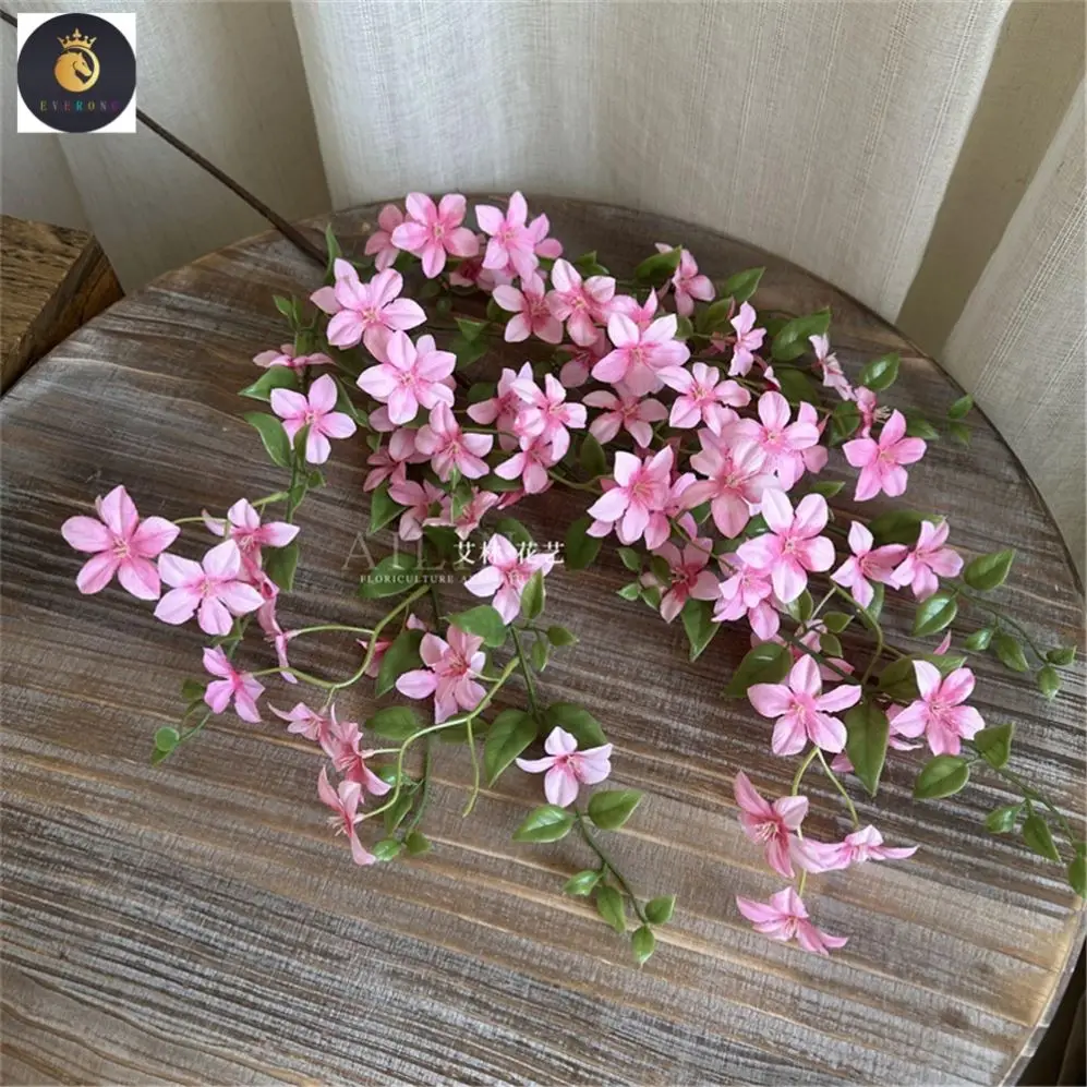 2023 Fu Bucket Lunar New Year Flower Pink National Trendy Style Rose Pink Butterfly Orchid Hydrangea